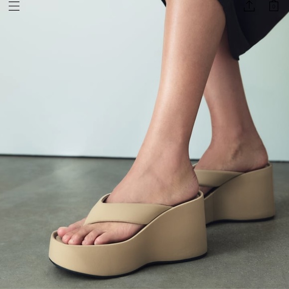 Zara Shoes - Zara Platform Sandals